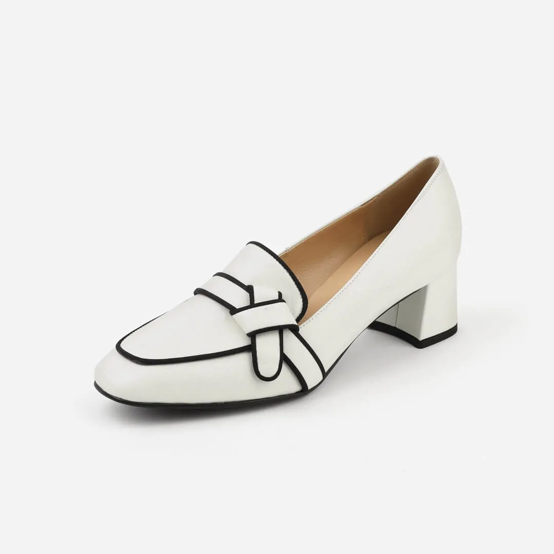 Chunky Heel Loafer: LIZZIE