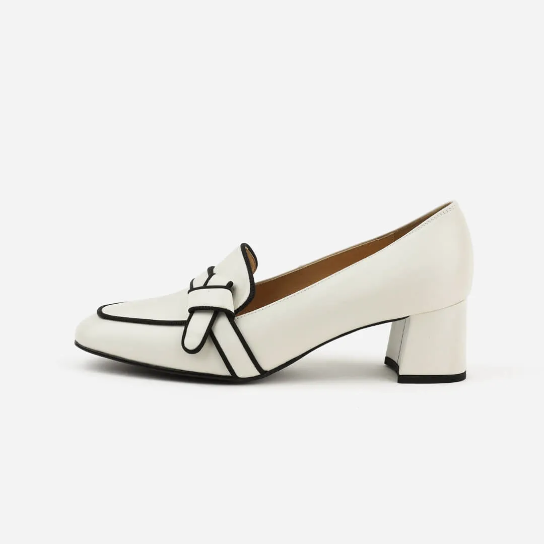 Chunky Heel Loafer: LIZZIE