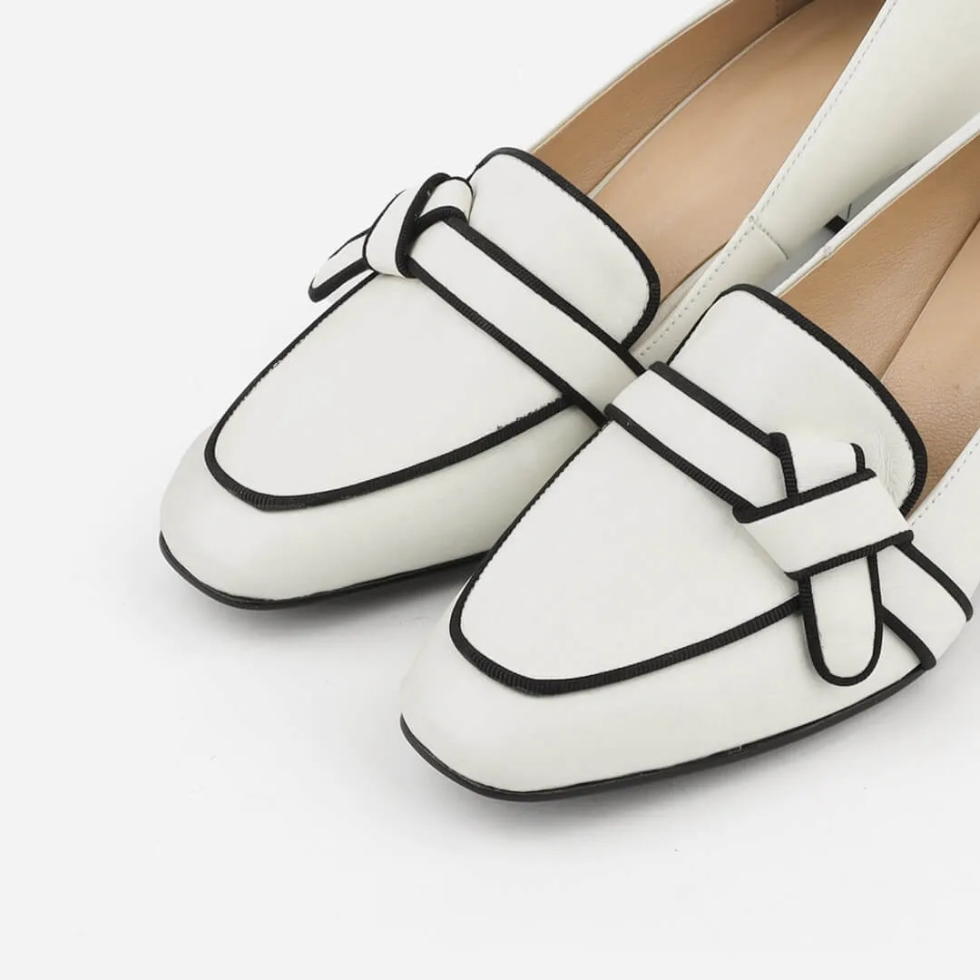 Chunky Heel Loafer: LIZZIE
