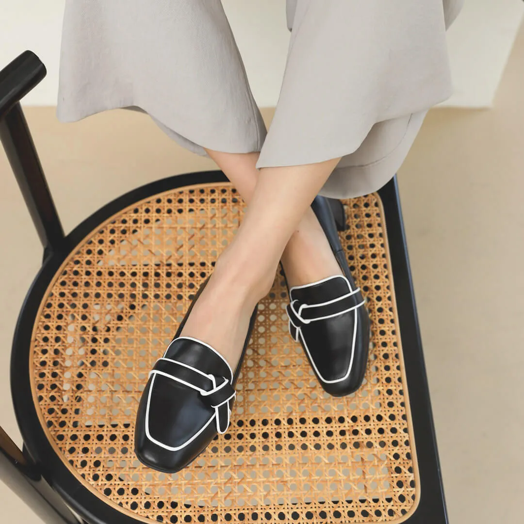Chunky Heel Loafer: LIZZIE