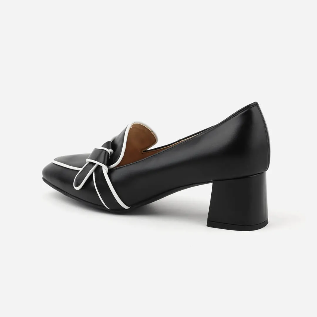 Chunky Heel Loafer: LIZZIE