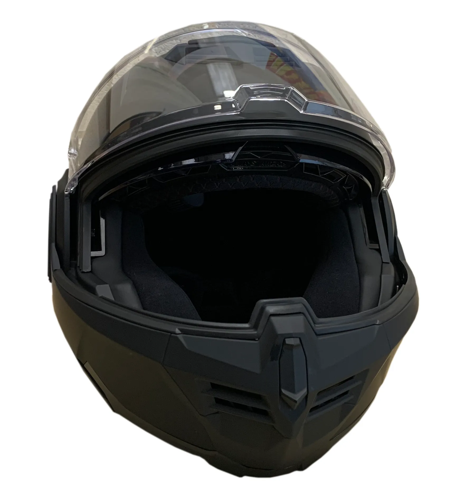 LS2 FF906 ADVANT Modular Flip Front Full / Open Face Motorcycle Helmet Gloss Black