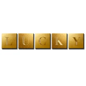 Lucky' 5-PC Canvas Art Set