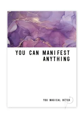 Manifest Greeting Card