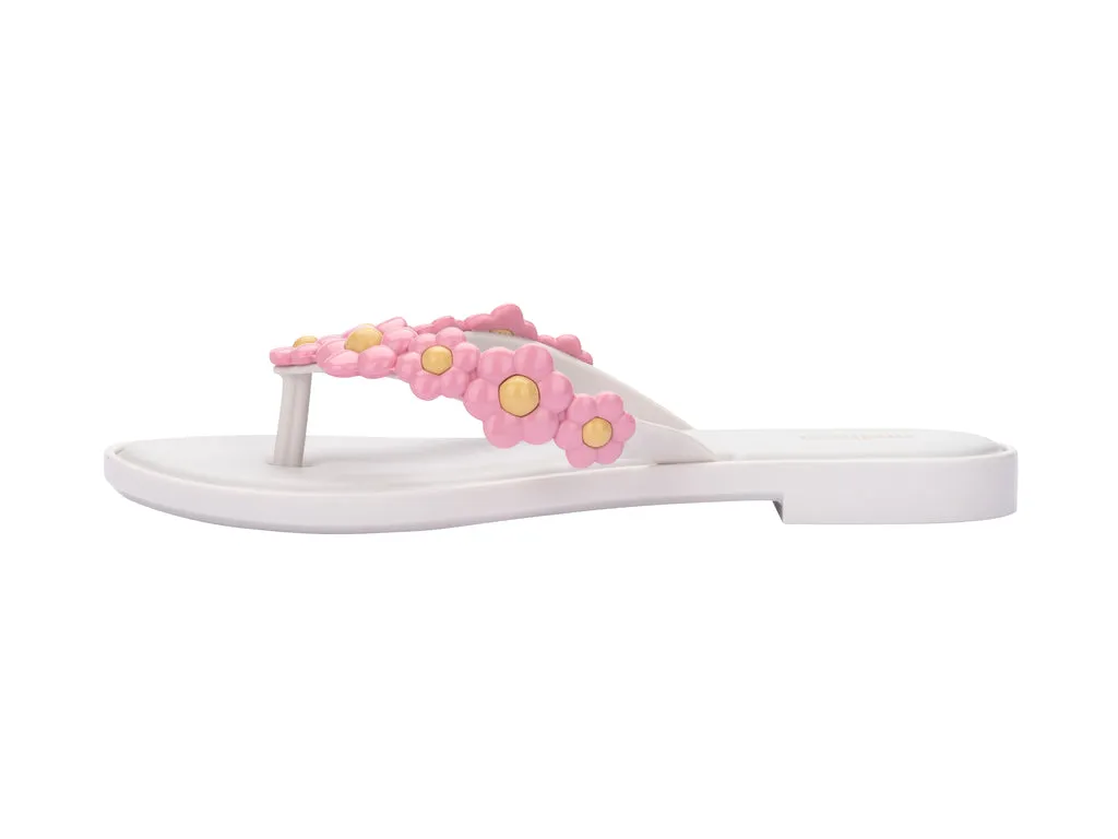 Melissa Flip Flop Spring AD White-Pink Flipflops