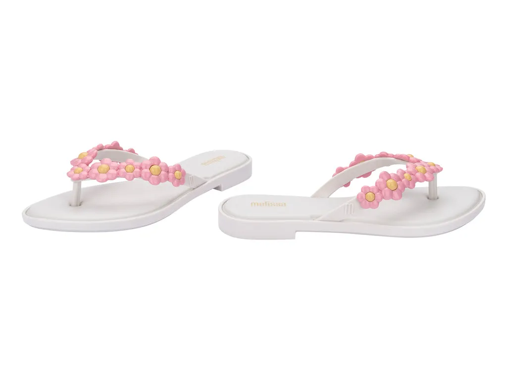 Melissa Flip Flop Spring AD White-Pink Flipflops