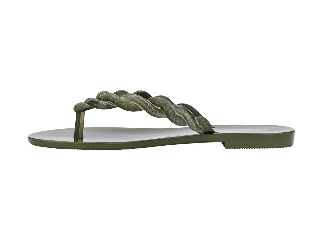 Melissa Louise AD Green Flip Flops