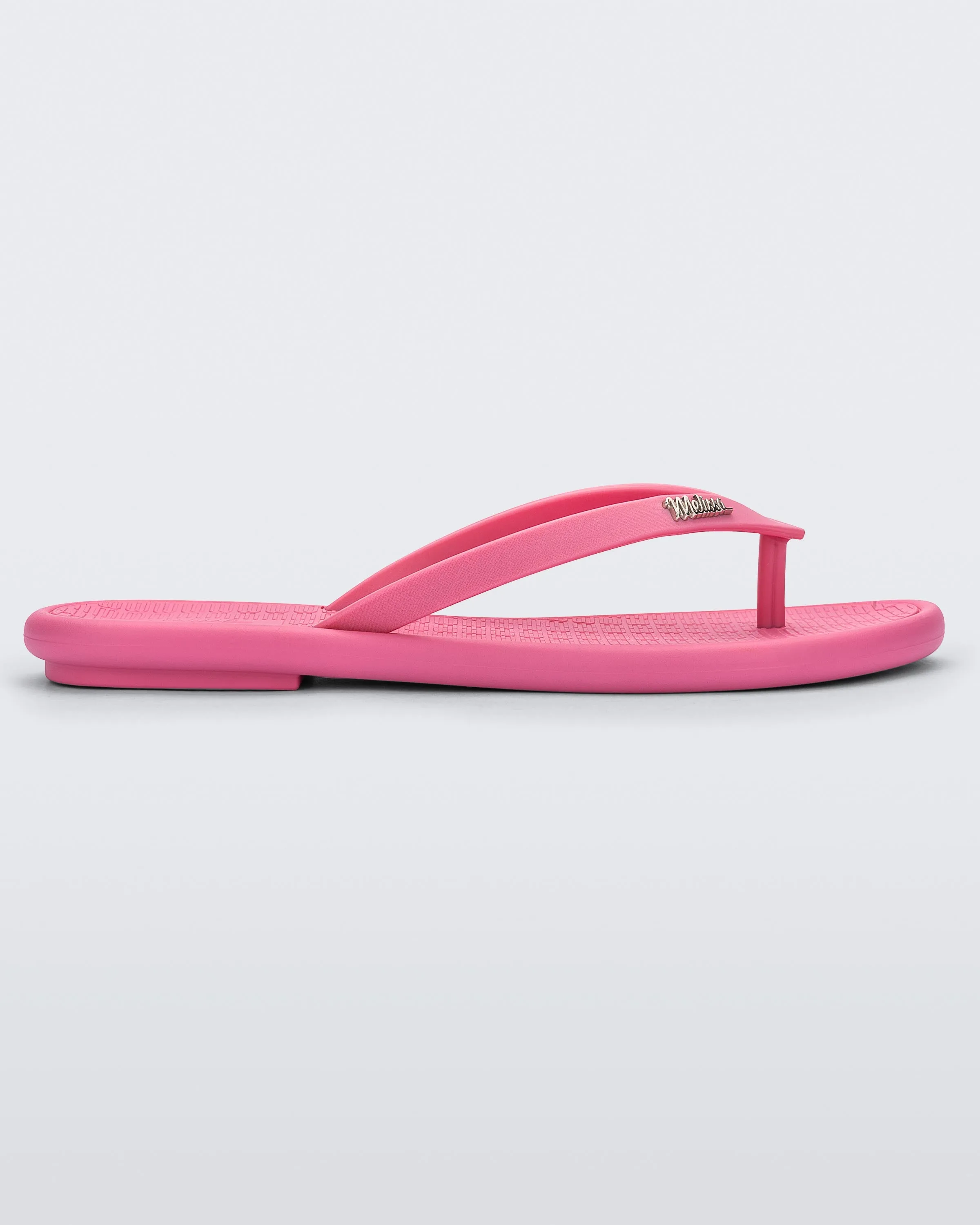 Melissa Sun Marina AD Pink Flip Flops Slippers For Women