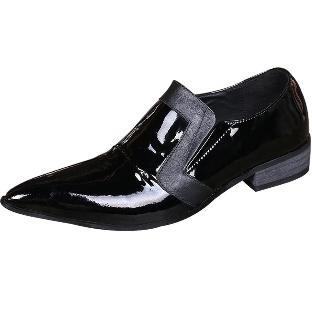 Men Pointed Two Tones Oxford Shoes