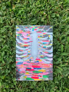 "Glitched Ribs" Mini-Print