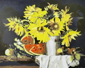 "Summer Table" Paint by Numbers Framed Kit 40x50cm