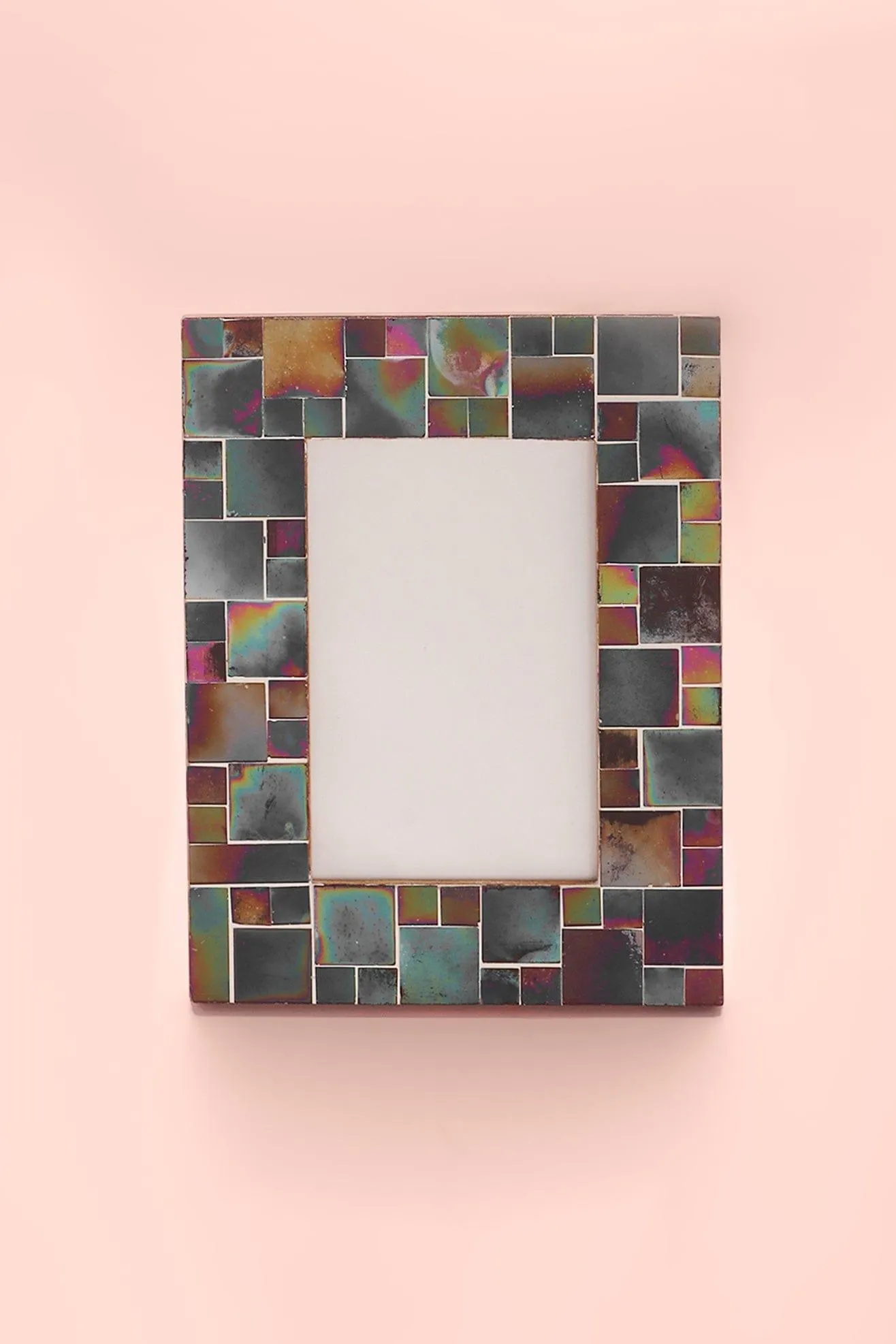 Rainbow Mosaic Effect Stylish Photo Frames