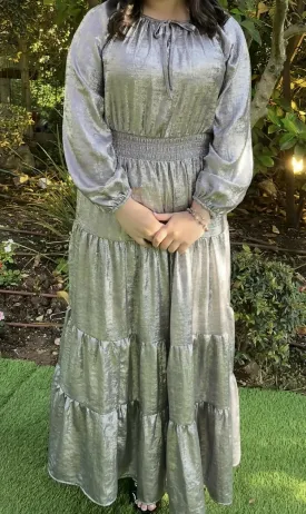 Silver Casual Gown