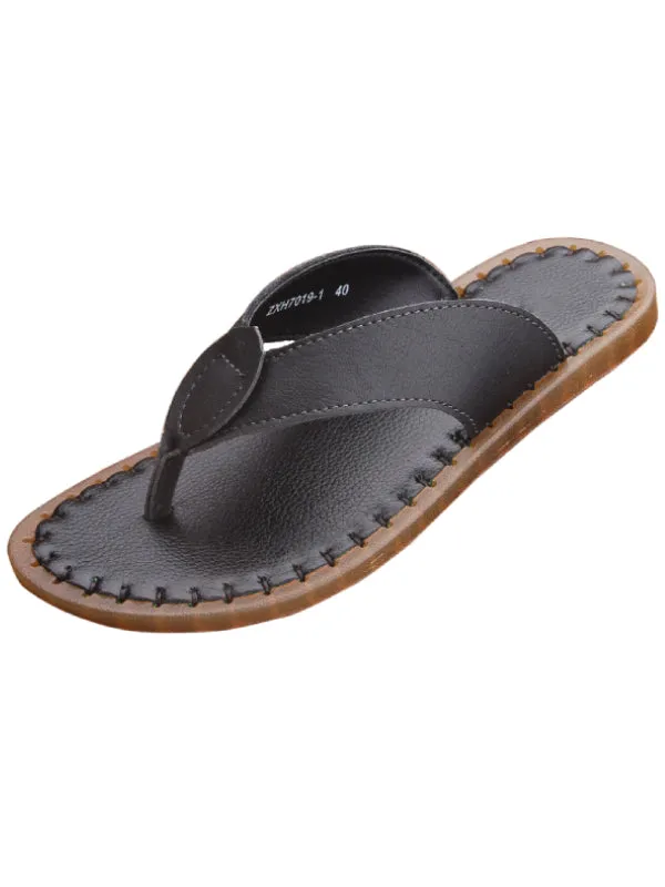 Soft Sole Breathable Leather Sandals