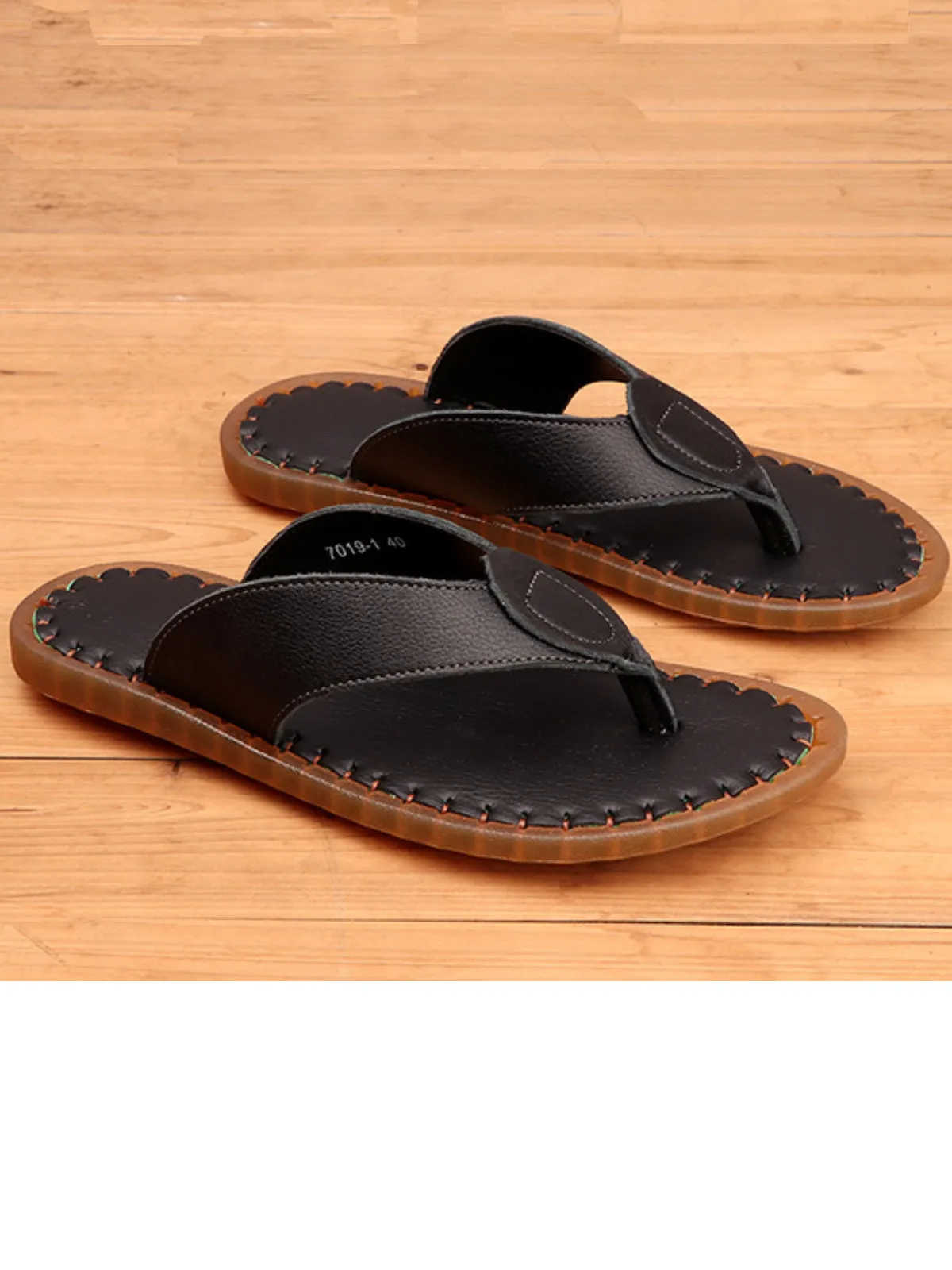 Soft Sole Breathable Leather Sandals