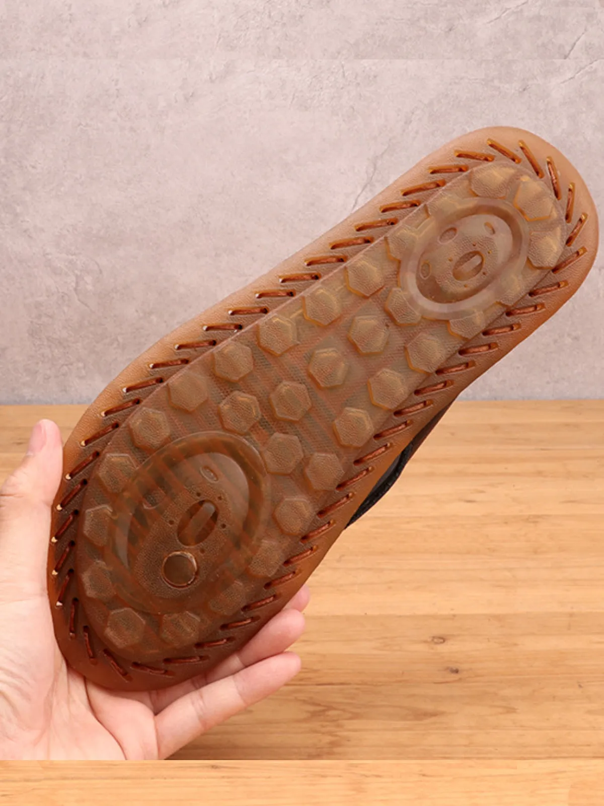 Soft Sole Breathable Leather Sandals