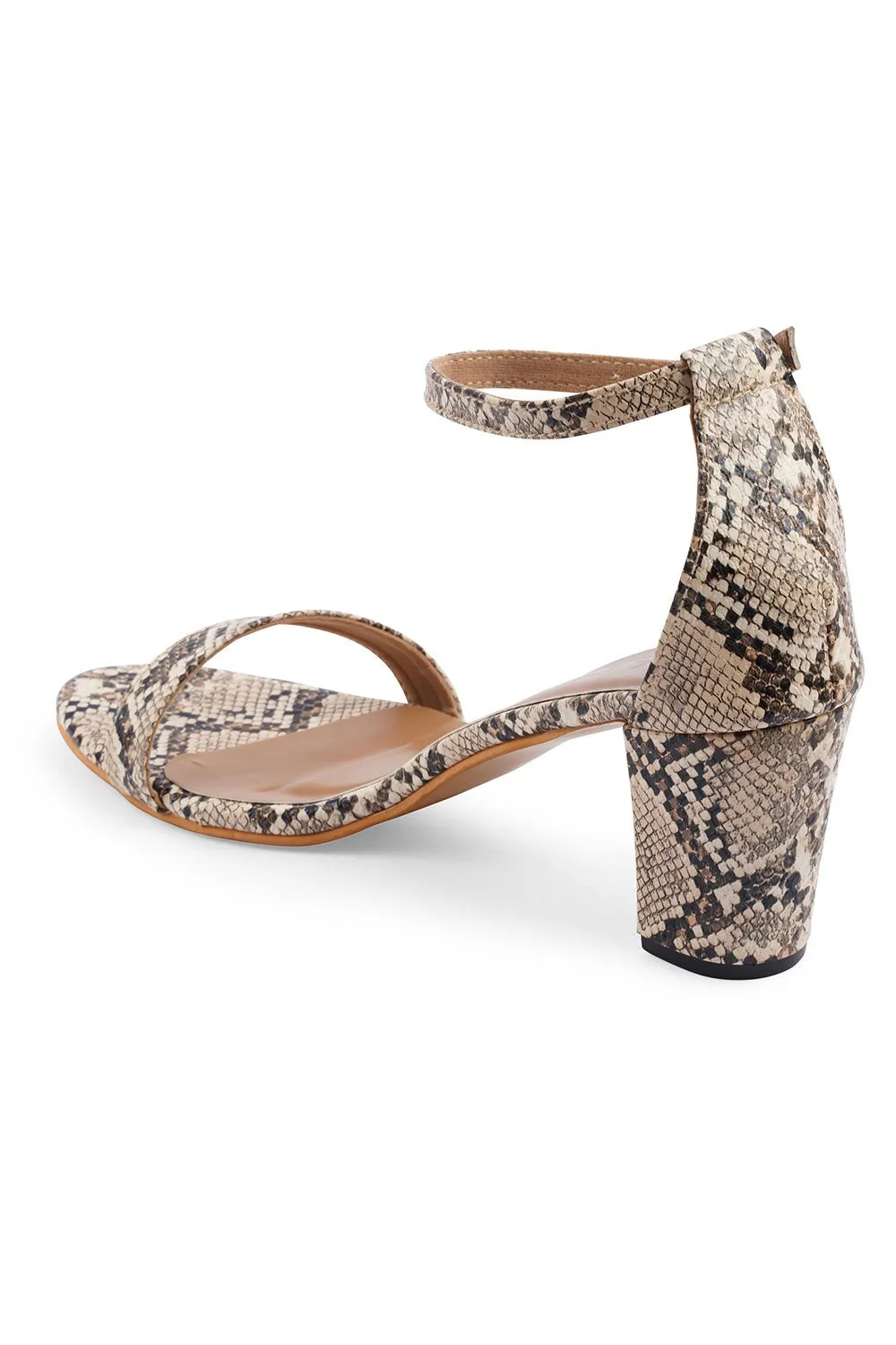 SOLES Beige Heels - Neutral Elegance