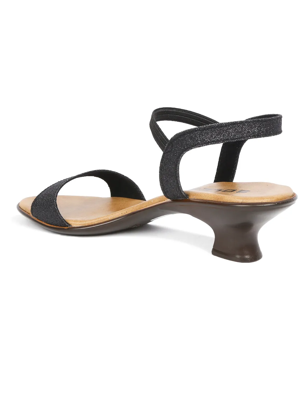 SOLES Classic Black Heels Sandals - Timeless Elegance for Any Outfit