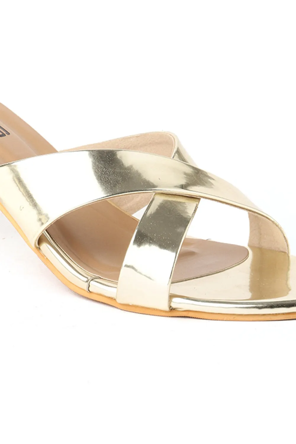 SOLES Gold Heels - Luxurious Elegance