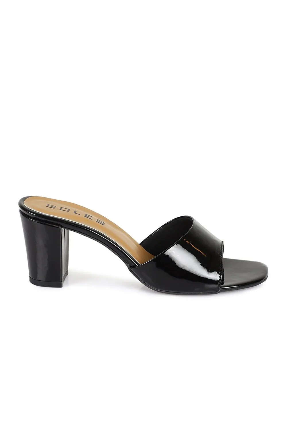 SOLES Women  Black Heels