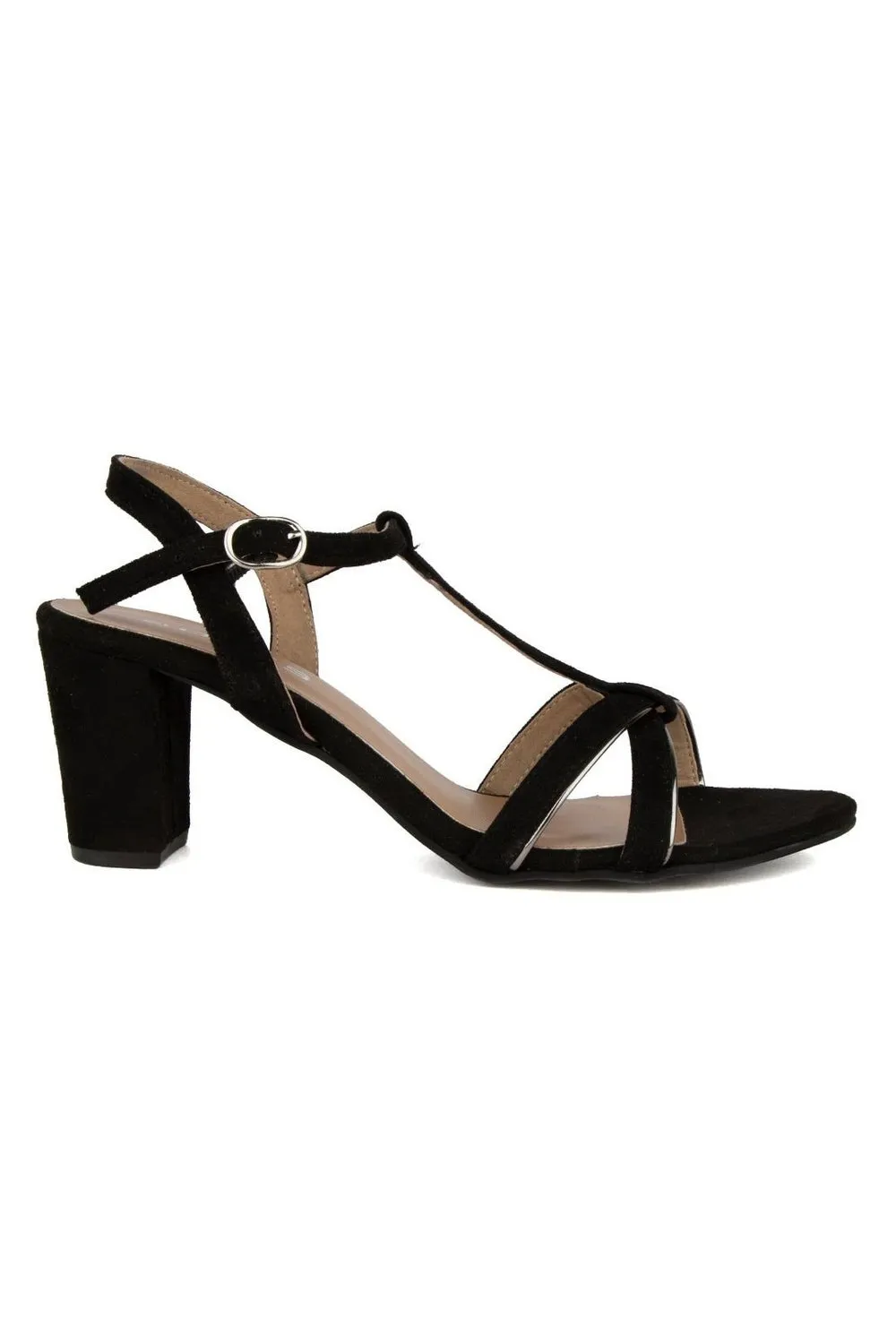 SOLES Women Black Heels