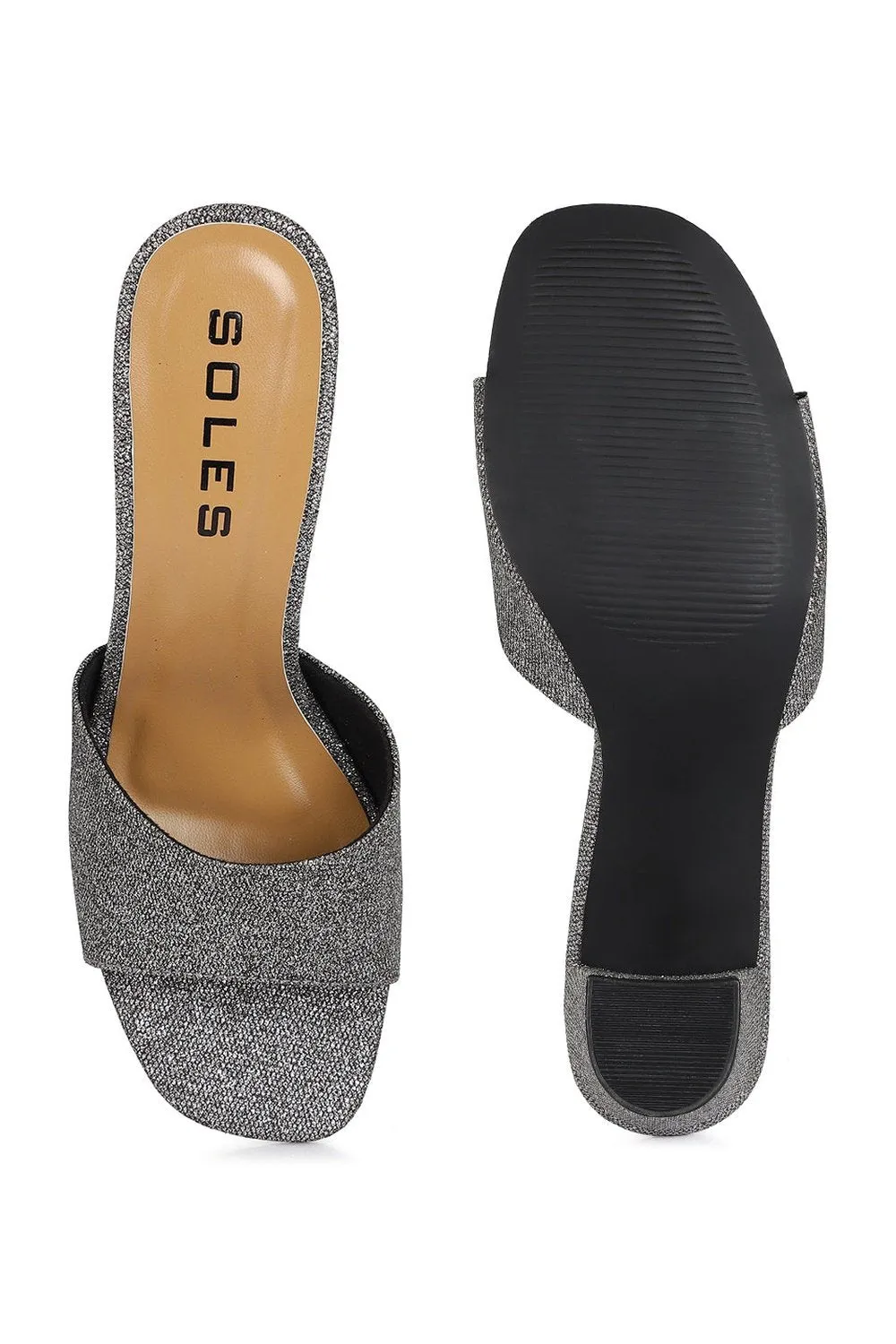 SOLES Women Metallic Heels