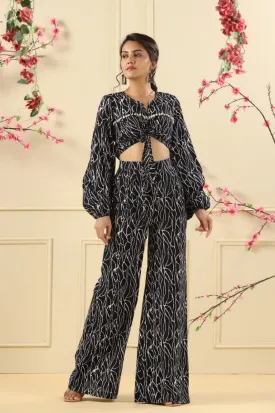 Stylish Black Co-ord Set