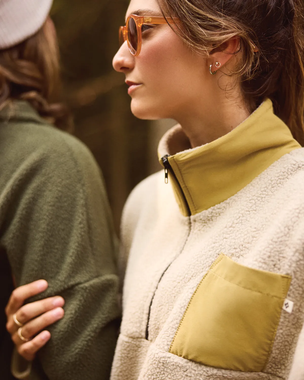 Sutton Polar Fleece Pullover - Pearl Oatmeal