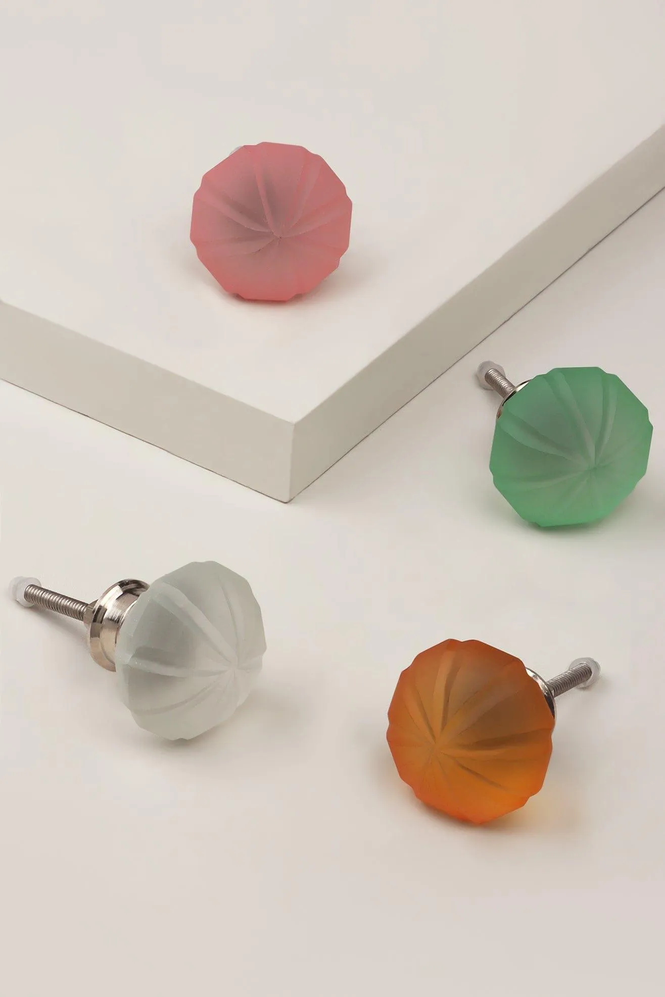 UMBRELLA STYLISH MATT GLASS KNOBS