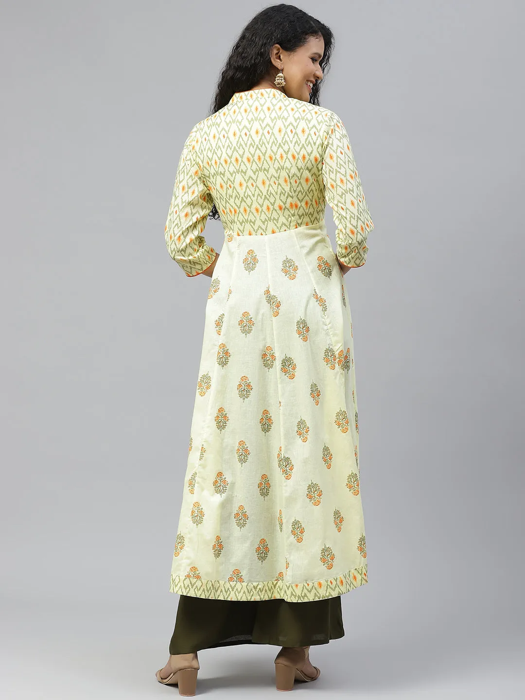 Women Cotton Stylish Anarkali Kurta