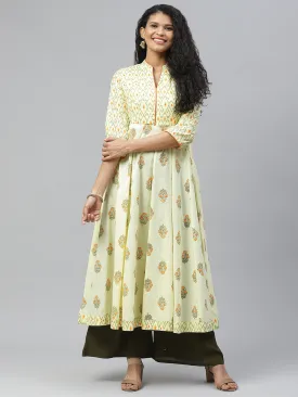 Women Cotton Stylish Anarkali Kurta