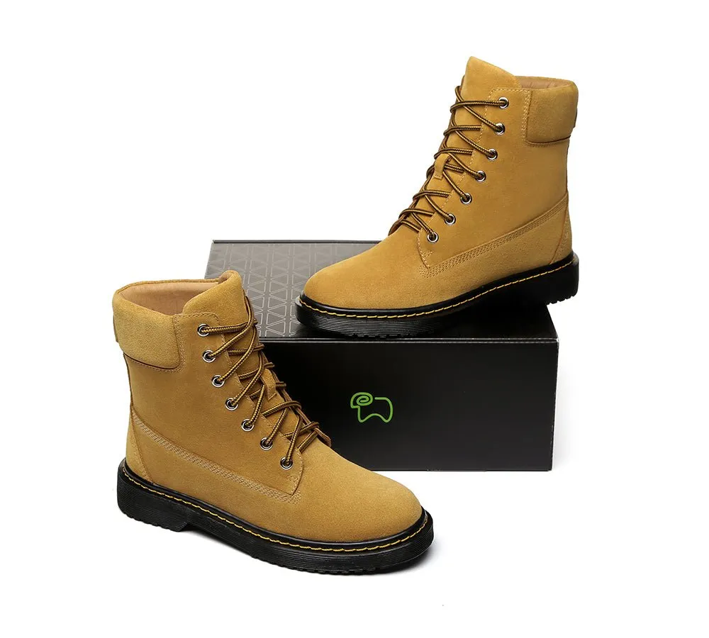 Women Explorer Chunky Lace Up Boots