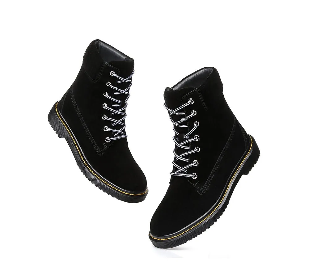 Women Explorer Chunky Lace Up Boots