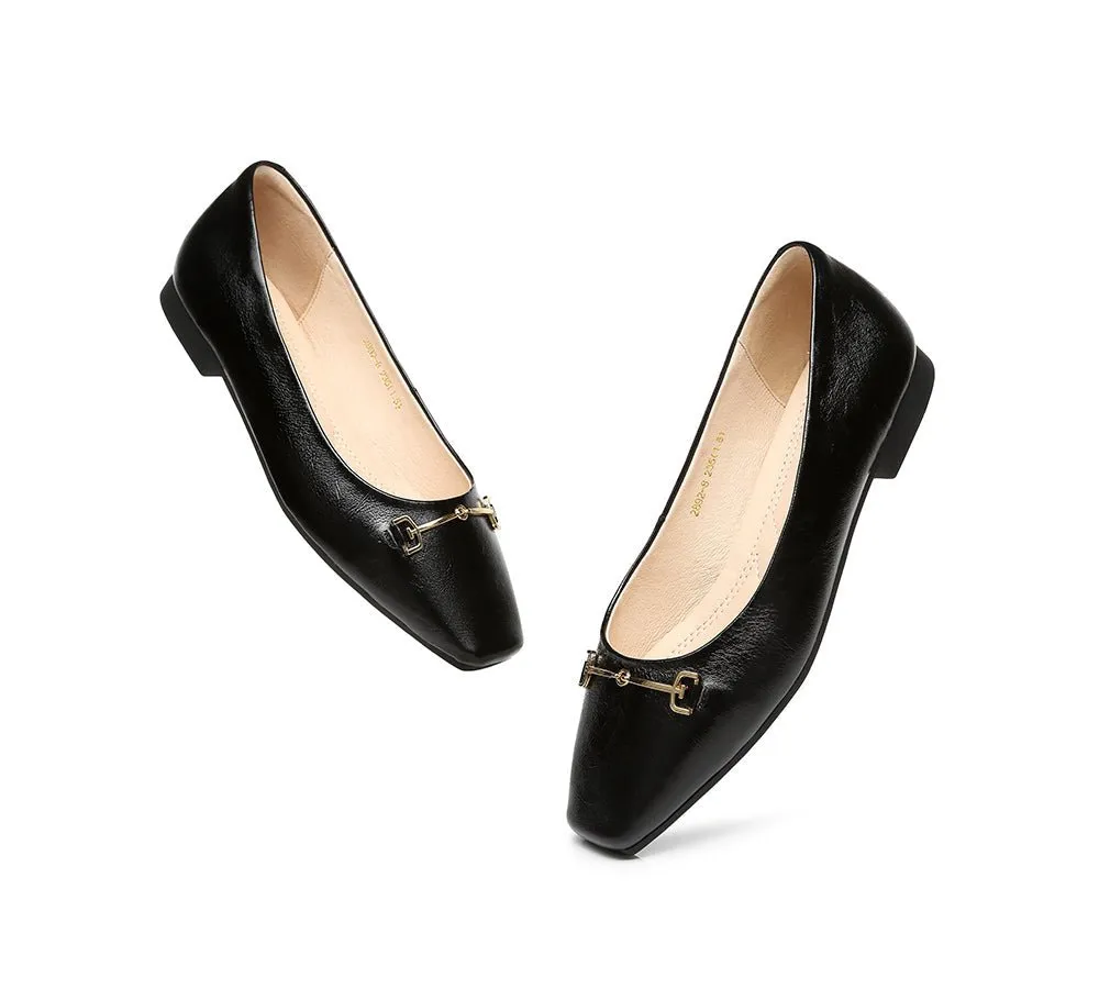 Women Leather Ballet Flats Olivia