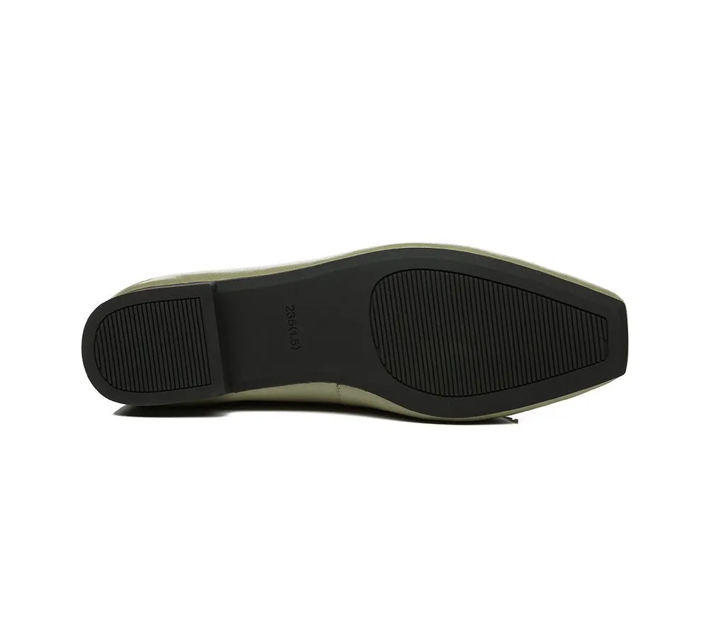 Women Leather Ballet Flats Olivia