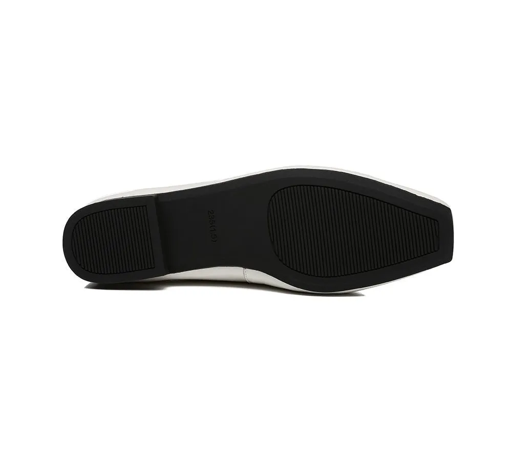 Women Leather Ballet Flats Olivia