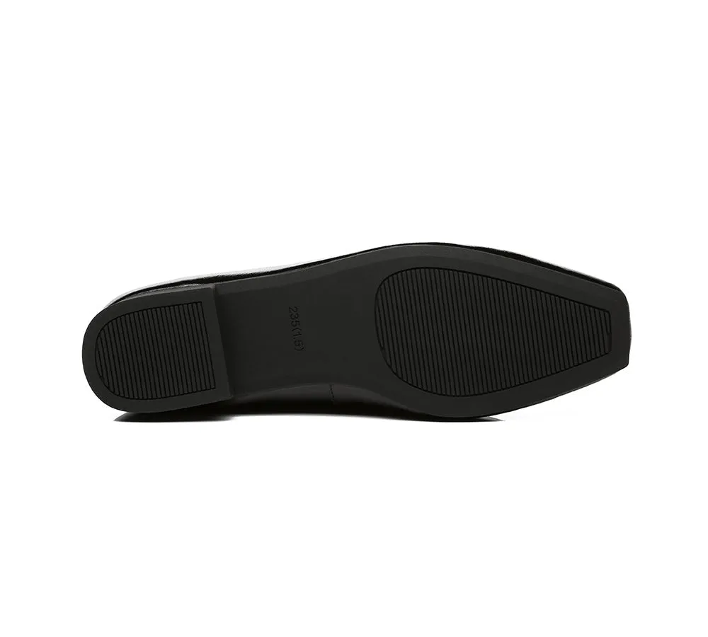 Women Leather Ballet Flats Olivia