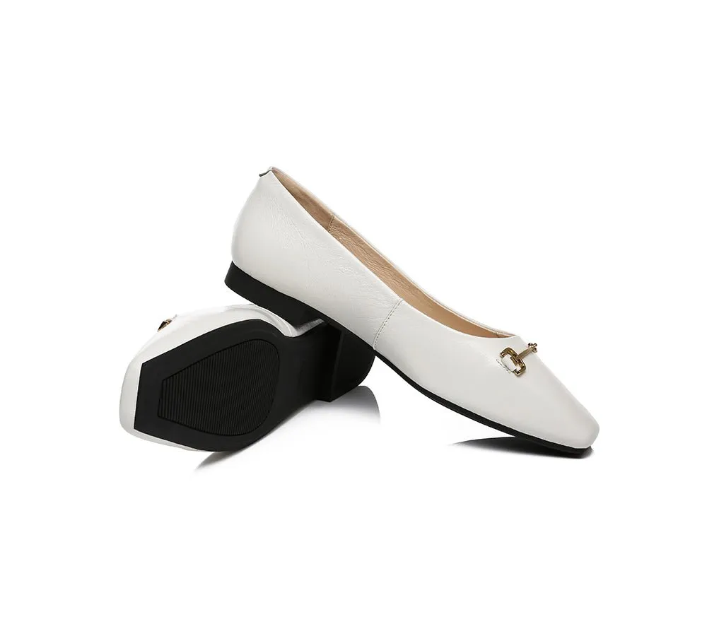 Women Leather Ballet Flats Olivia