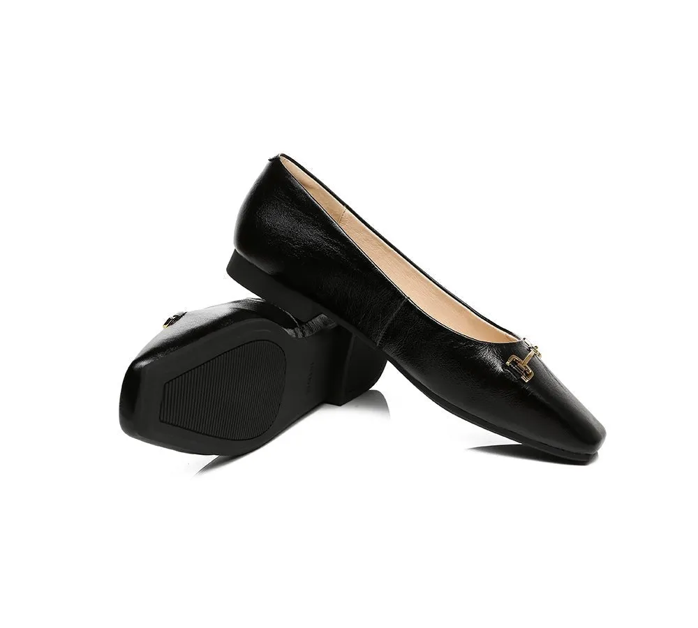 Women Leather Ballet Flats Olivia