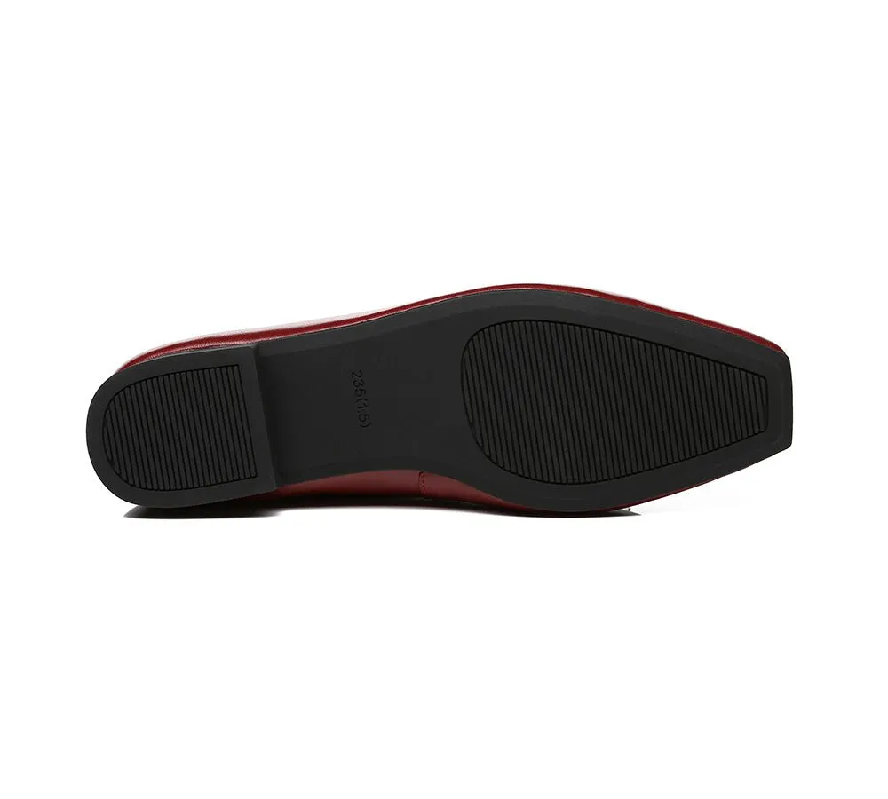 Women Leather Ballet Flats Olivia
