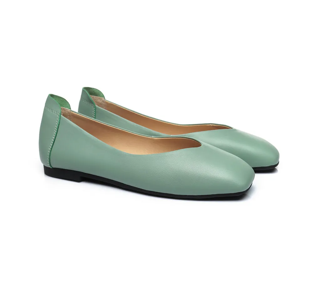 Women Leather Flats Linda