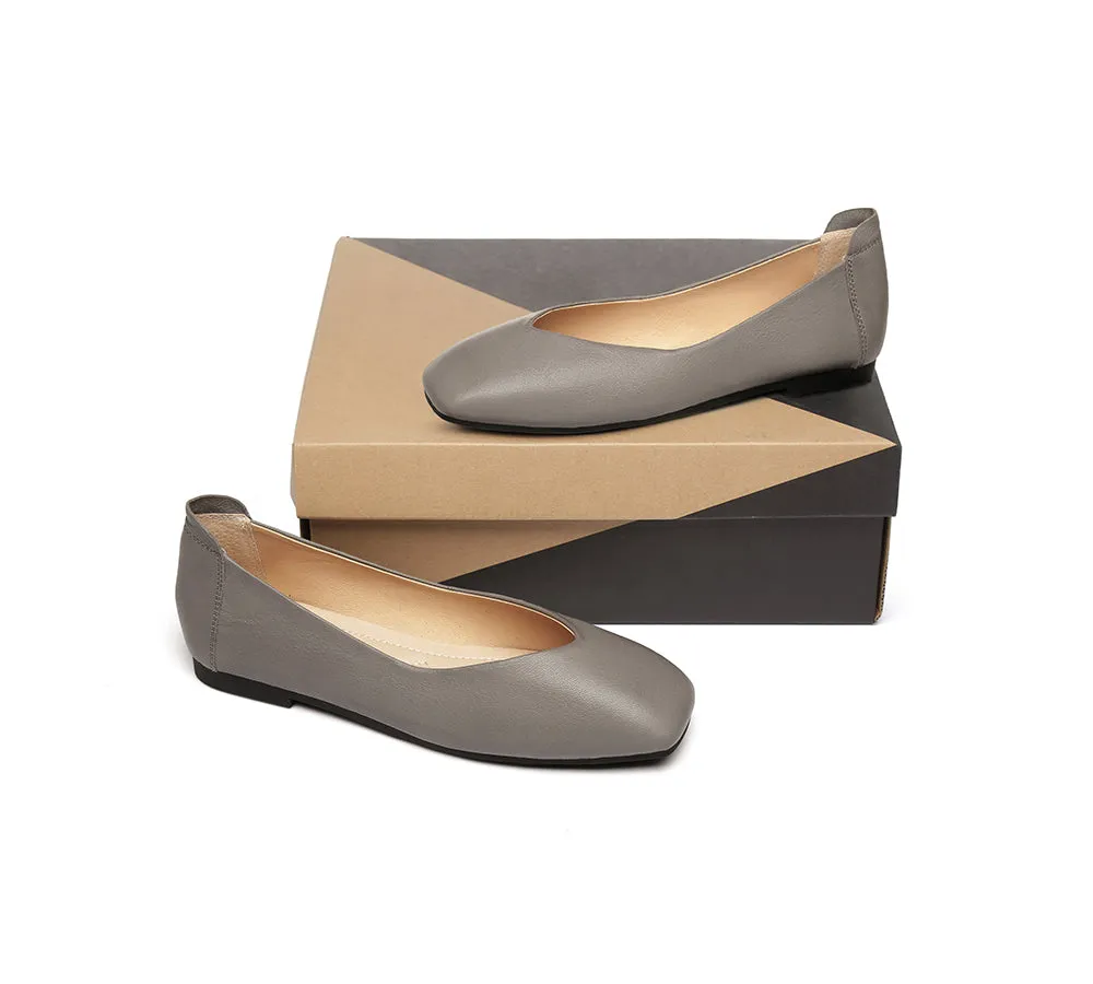Women Leather Flats Linda