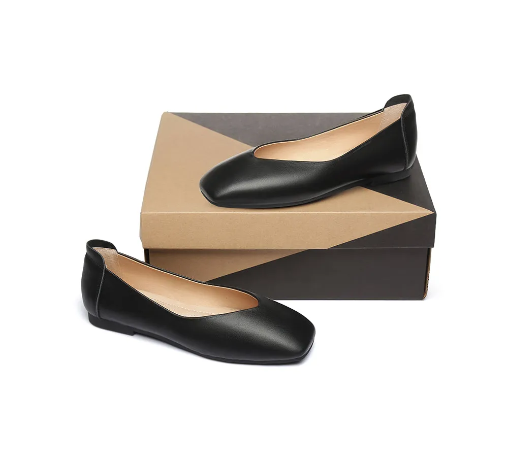 Women Leather Flats Linda