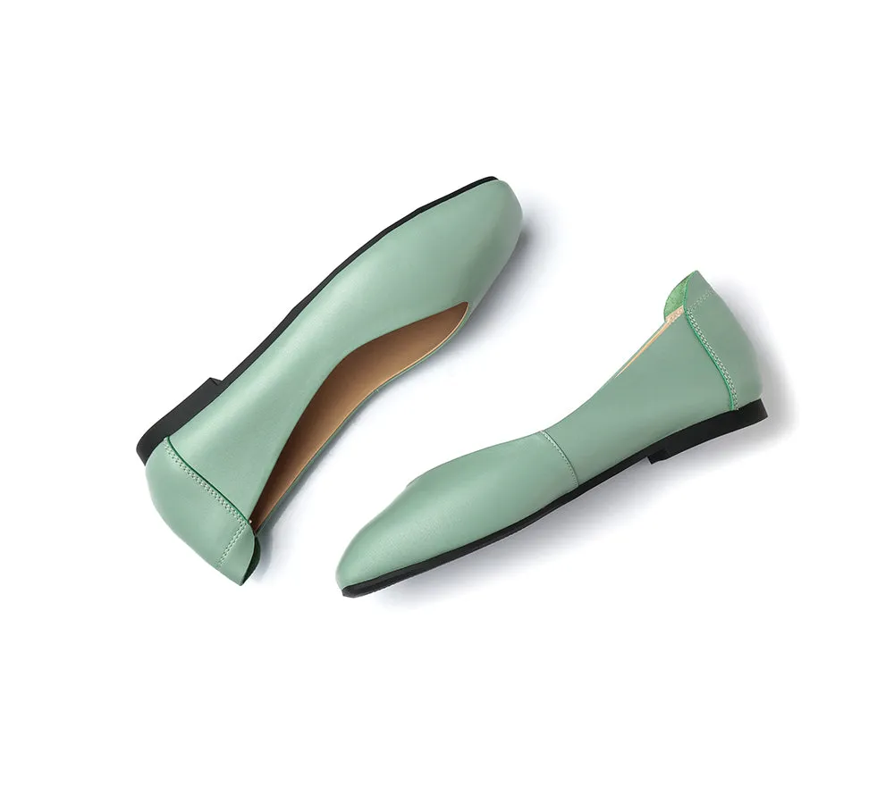 Women Leather Flats Linda