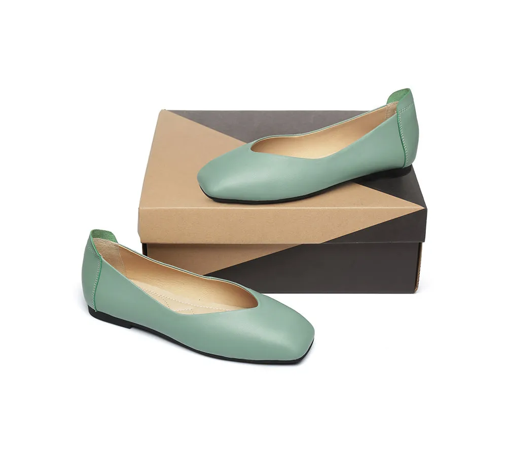 Women Leather Flats Linda