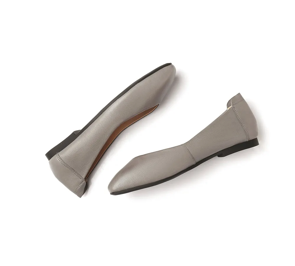 Women Leather Flats Linda