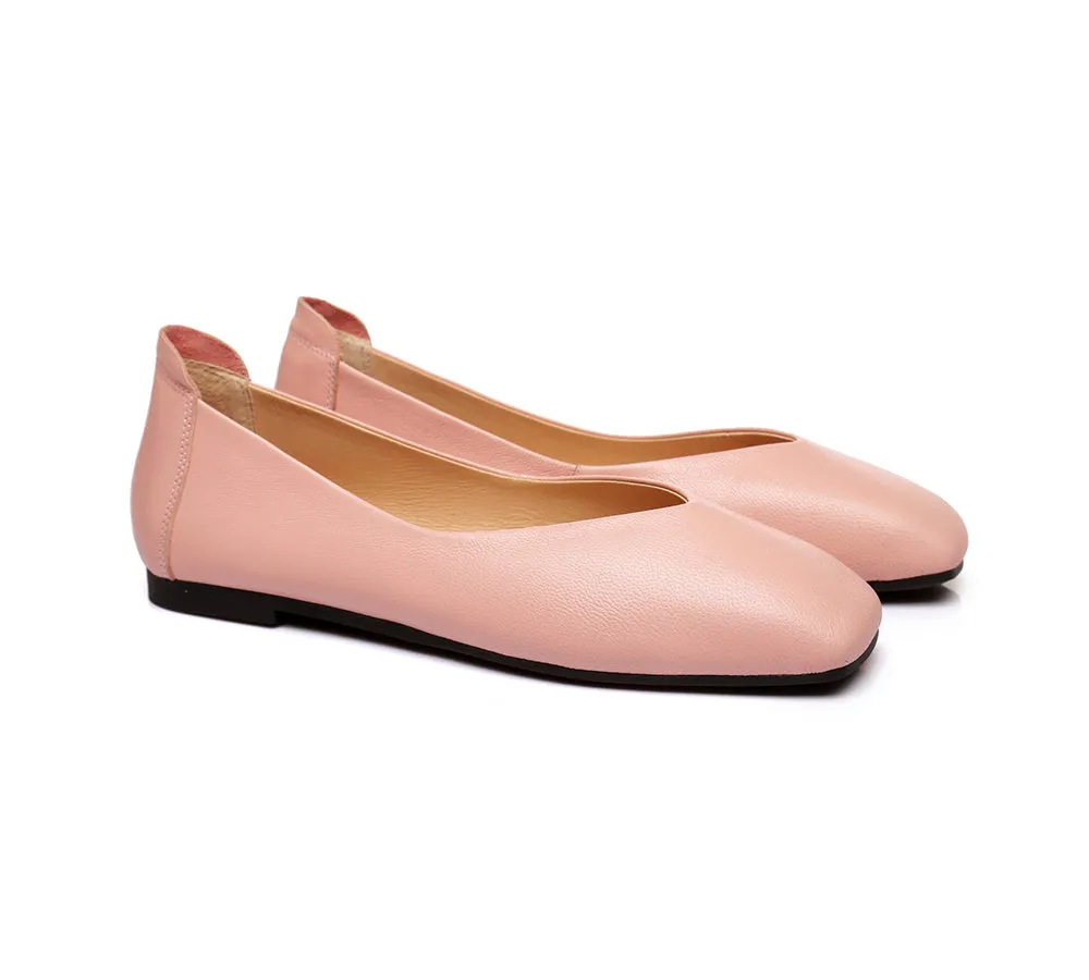 Women Leather Flats Linda