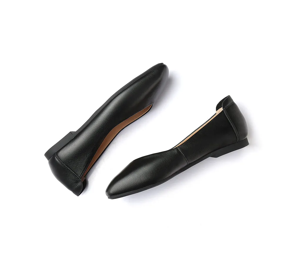 Women Leather Flats Linda