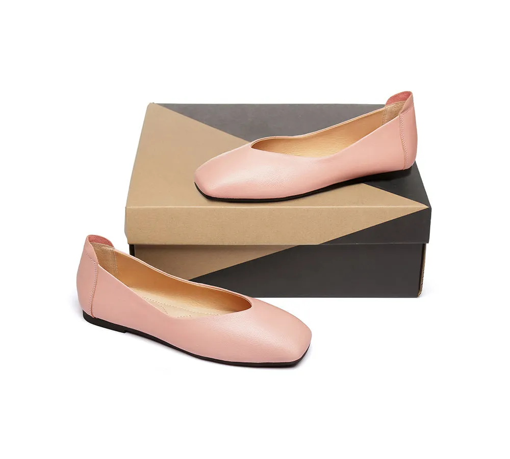 Women Leather Flats Linda