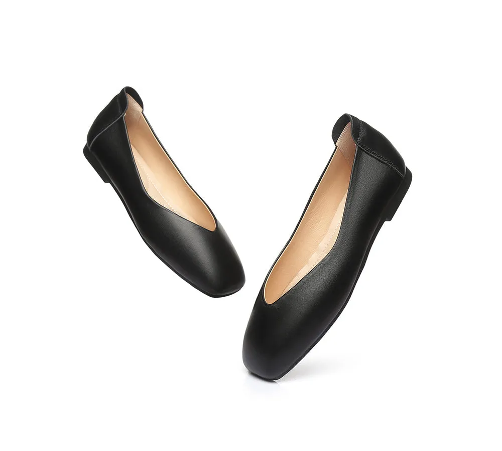 Women Leather Flats Linda